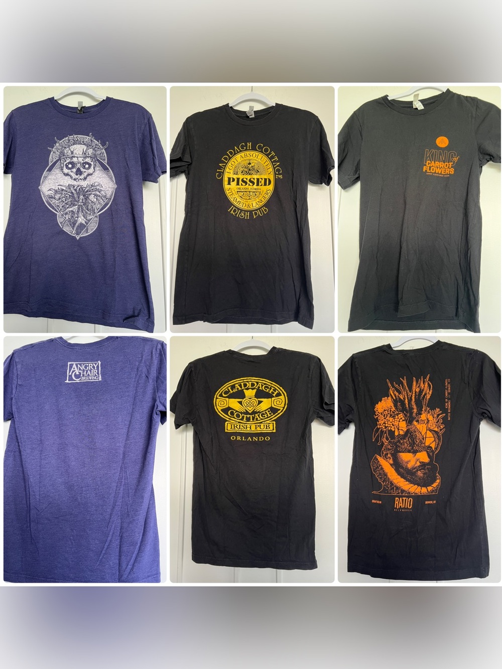 Brewery/Pub Graphic Tees (3-set)